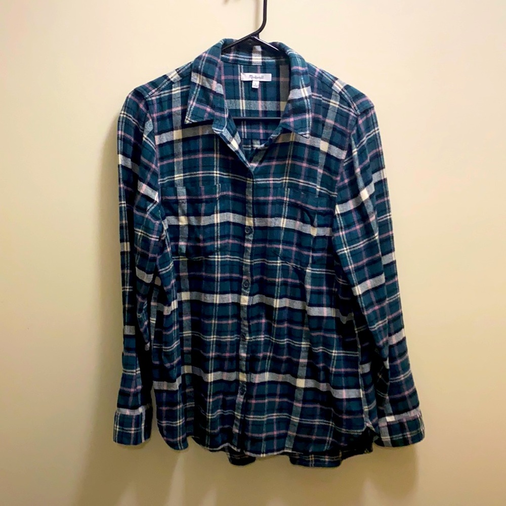 Madewell Plaid Button Up